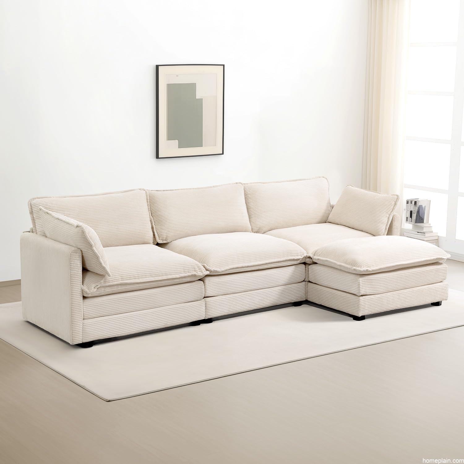 61rCLxjhykL._AC_SL1500 Best Modular Sectionals with Washable Covers for Families with Pets