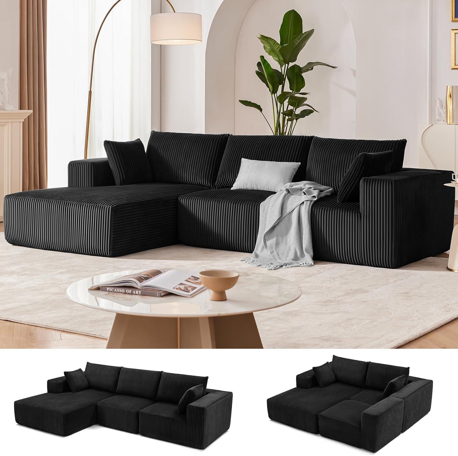 81-yX74V6JL._AC_SL1500 Best Sectionals Under $600 for Small Spaces with Recliner Options